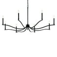 thumbnail image 6 of 52697BK Kichler Lighting Malene - 8 Light Chandelier-25 Inches Tall and 52 Inches Wide-Black Finish, 6 of 7