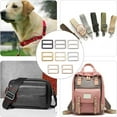 thumbnail image 7 of 8Pcs 8 Colors Zicn Alloy Slider Buckles Adjustable Buckle Fasteners for Strap Leathercraft Bag Belt Rectangle Mixed Color 26x31.5x3mm Hole: 25x7.5mm 1pc/color, 7 of 7