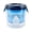 Blue, variant on Greek Yogurt Strainer, Reusable Yogurt Maker with Lid & Pressure Spring, 225 Mesh Stainless Filter for Smooth & Thick Yogurt – Ideal for DIY High-Protein Snacks