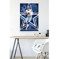 thumbnail image 5 of NFL Dallas Cowboys - Dak Prescott 22 Wall Poster with Magnetic Frame, 22.375" x 34", 5 of 5