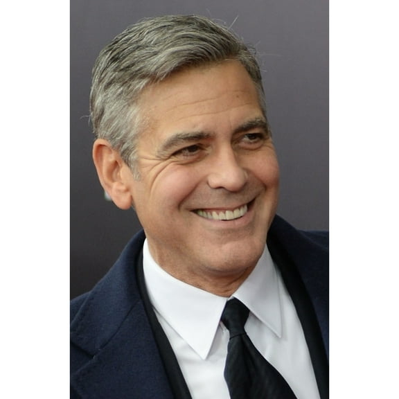 George Clooney At Arrivals For The Monuments Men Premiere Photo Print