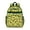 Dark-green-8, variant on Fresh Avocado Print Backpack for Teens - Waterproof Ergonomic Daypack with Spacious Compartment & Secure Chest Buckle