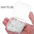 thumbnail image 3 of OULII Transparent Silicone Earring Backs Soft Clear Ear Stoppers Secure Comfortable Replacement Pads for Earrings, 3 of 8