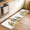 thumbnail image 3 of Sunflower Gnomes Kitchen Runner Rug 2x6 Washable Runners for Hallway Non Slip Spring Eucalyptus Floral Watercolor Large Area Rug Indoor Floor Carpet for Bathroom Laundry Entryway Bedroom Living Room, 3 of 8