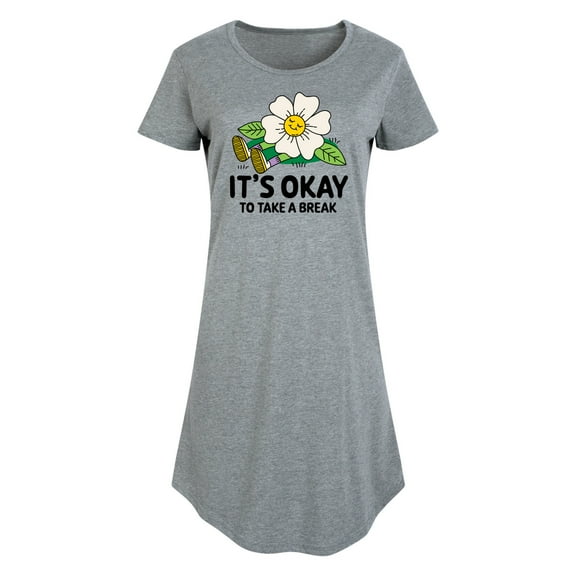 Instant Message - It's Okay To Take A Break - Women's Any Way Dress