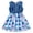 Butterfly, variant on Girls Dresses Sleeveless Denim Dress Ruffle Bowknot Front A-Line Casual Sundress Floral Dress for Kids 2-8T