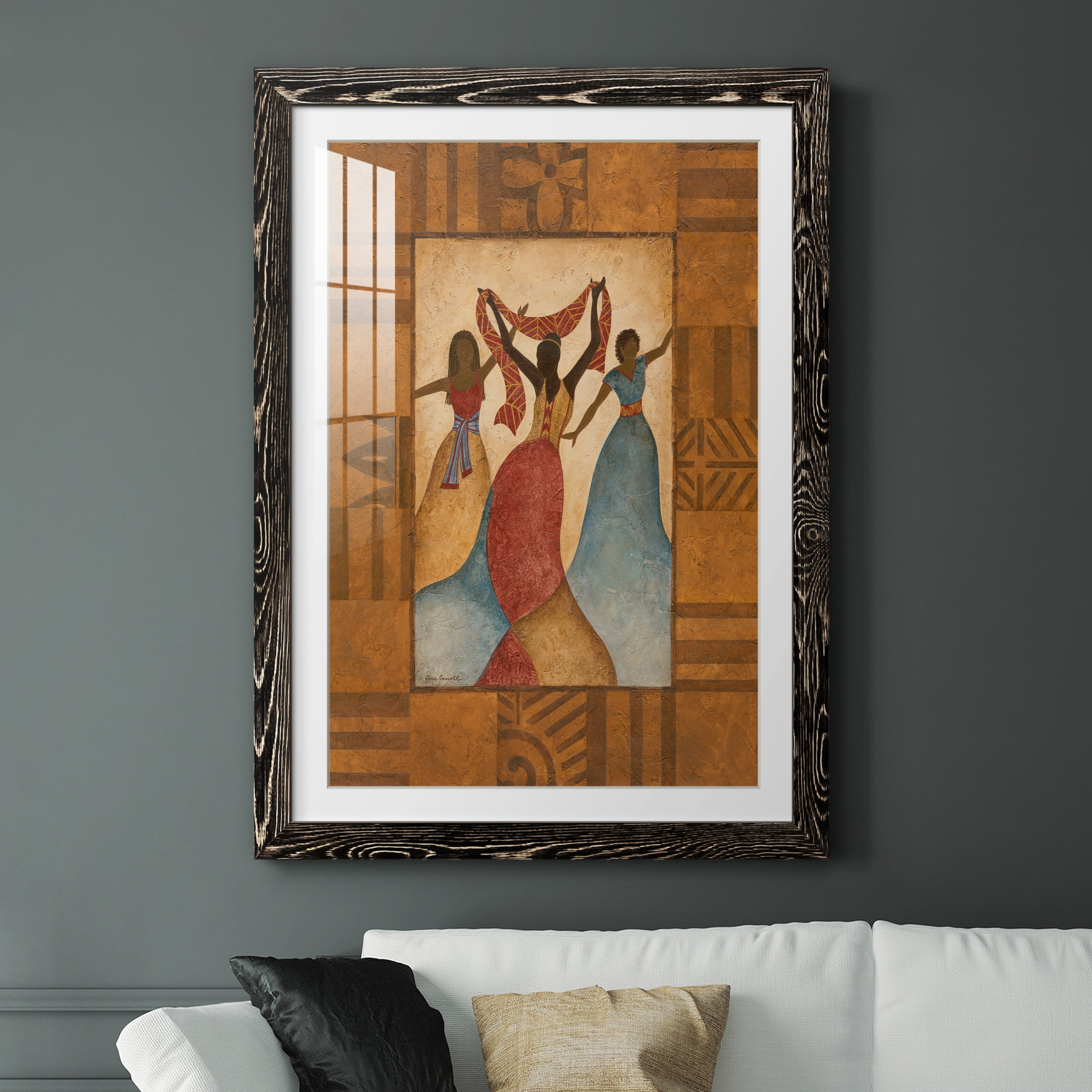 Rhythm - Premium Framed Print - Distressed Barnwood Frame - Ready to Hang