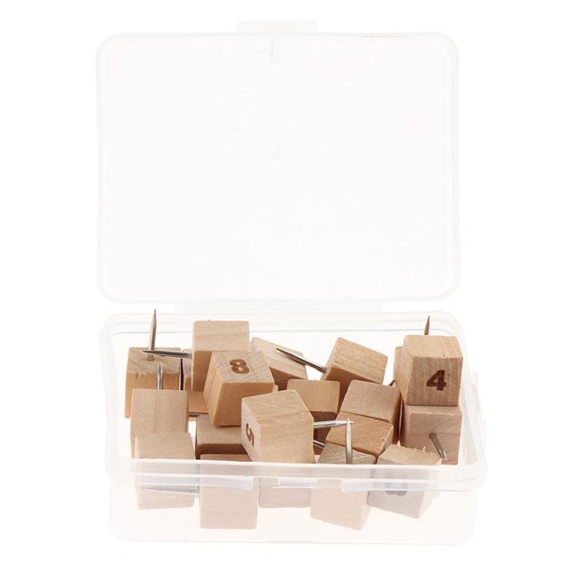 45 chinchetas, , clavijas de trabajo de oficina para la fabricación de Wood_B Zulema Tachuelas Decorativas