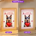 thumbnail image 2 of Happy Valentine's Day Australian Cattle Dog Brings Love Heart Acrylic Plaque with Wood Photo Frame Box Heeler Lover Gifts Light Box - 02028, 2 of 5