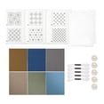 thumbnail image 1 of Tnarru Coaster Kit Pattern Template Kit with Embroidery Japanese Cross Stitch Kit for DIY Coasters Bags Pants , Set D, 1 of 8