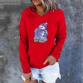 thumbnail image 2 of Mujeres Otoño Invierno Suelto Festvial Impresión Crop Workout Manga larga Sudadera con capucha Tops Pullover Blusa Fridja  bvmnju6133, 2 of 5