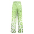 thumbnail image 4 of WRKEKC Women's Printed Wide Leg Lounge Pants with Drawstring Elastic Waist Flowy Comfort Fit Lightweight Breathable Fabric for Casual Outings and Vacation Wear, 4 of 5