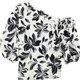 thumbnail image 1 of Blusa Floral Alfani de Un hombro blanca grande, 1 of 1