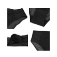 HSIA Sexy Lace High Cut Panties Breathable Mesh Briefs Underwear 3 Pack
