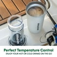 thumbnail image 3 of AeroPress Go Plus, Small Portable Coffee Maker for Travel & Camping - 3 In 1 Brew Method Combines French Press, Pourover, Espresso, Full Bodied Coffee without Bitterness, Coffee Press Kit - Cream, 3 of 5