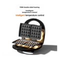 thumbnail image 2 of Electric Multi-Functional Breakfast Maker - Double-Plate Machine for Sandwich, Waffle & Bread ,Easy to Operate, 2 of 5