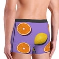 thumbnail image 3 of Uemuo Yellow Lemon And Orange Pattern Men's Boxer Briefs,Trunk Anti-Chafing,Comfortable, Durable, and Stylish Underwear-Medium, 3 of 9