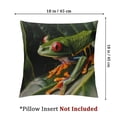 thumbnail image 4 of nygtbtfer Throw Pillow Covers, Couch Pillow Covers, Set of 2 Throw Pillow Case, Green Leaf Animal, Decorative Throw Pillow Covers, Pillow Cover White, 4 of 7