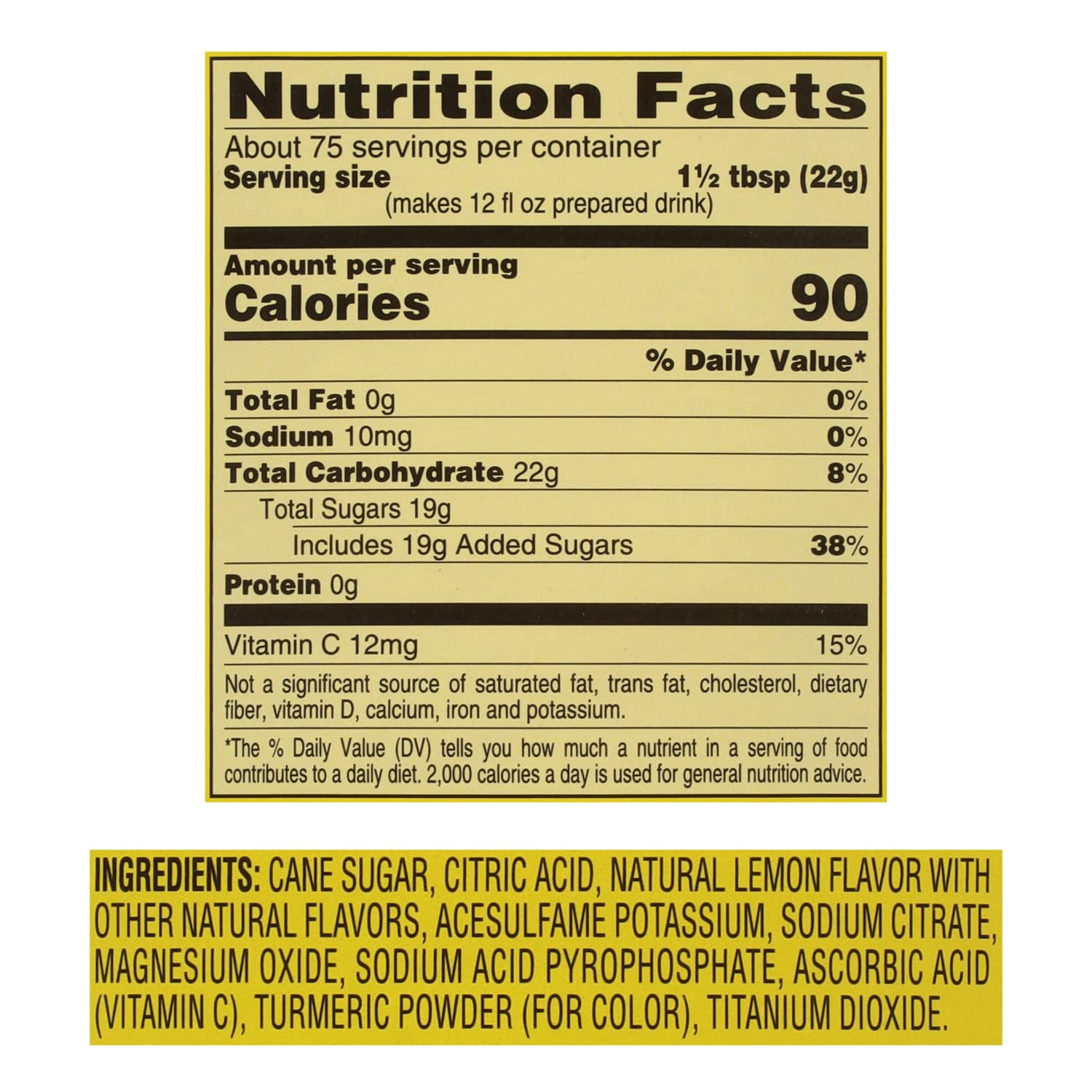 Powdered Drink Mix Cannisters, Lemonade 3 Pack, 28 Quarts, Family Sized Cannister, Thirst Quenching & Refreshing Flavors