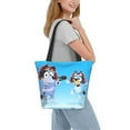 thumbnail image 6 of Lsque Bluey Pattern Beach Tote,Shoulder Handbag,Spacious Tote Bag,Lightweight Travel Bag,Versatile Shopping Bag, 6 of 6