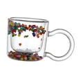 thumbnail image 2 of Tazas de café de doble pared, modernas, para latte, capuchino, zumos y bebidas. claro, 2 of 9