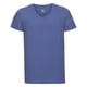 thumbnail image 1 of Russell - Camiseta de manga corta con cuello V Modelo HD hombre caballero (Azul mezcla), 1 of 3
