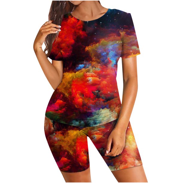 Conjunto de yoga deportivo para mujer Cintura elástica Pantalones cortos Chaleco Pantalones cortos Conjuntos de pijamas Fridja nalpqowj49271