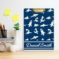 thumbnail image 6 of FMSHPON Sharks Clipboard Hardboard Wood Nursing Clip Board and Pull for Standard A4 Letter 13x9 inches, 6 of 8