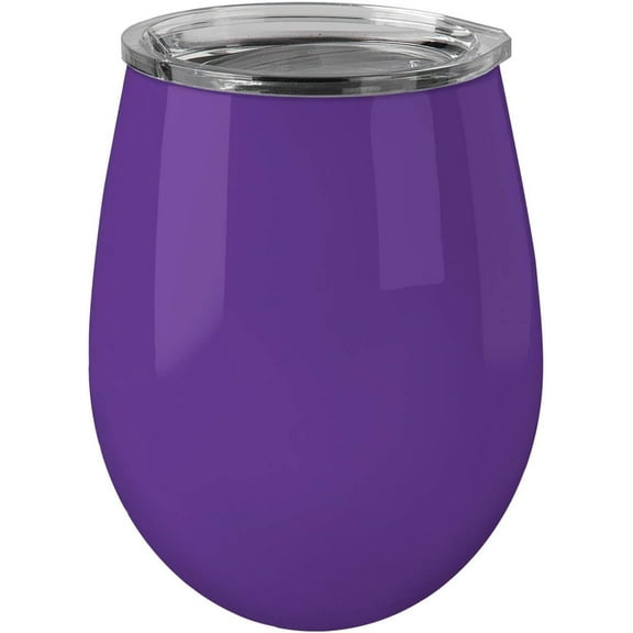 True North Stainless Steel Insulated Tumbler with Lid, 12 oz (Sport Purple)