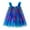 Blue, variant on TOOYOU Girls Dresses Toddler Sleeveless Star Moon Tie Dye Tulle Holiday Party Dress Up Dress Dance Party Princess Dresses Sweet Girl Casual Fashion Sundress ,Size 2-3 Years , Blue