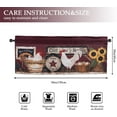 thumbnail image 3 of Rooster Valances 54" W x 18" L - Chicken Farmhouse Kitchen Curtains Valance for Windows Rod Pocket Rooster Kitchen Decor Decorations, 3 of 5