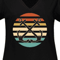 thumbnail image 4 of Inktastic Anchor Nautical Sailing Sunset Women's Plus Size V-Neck T-Shirt, 4 of 5