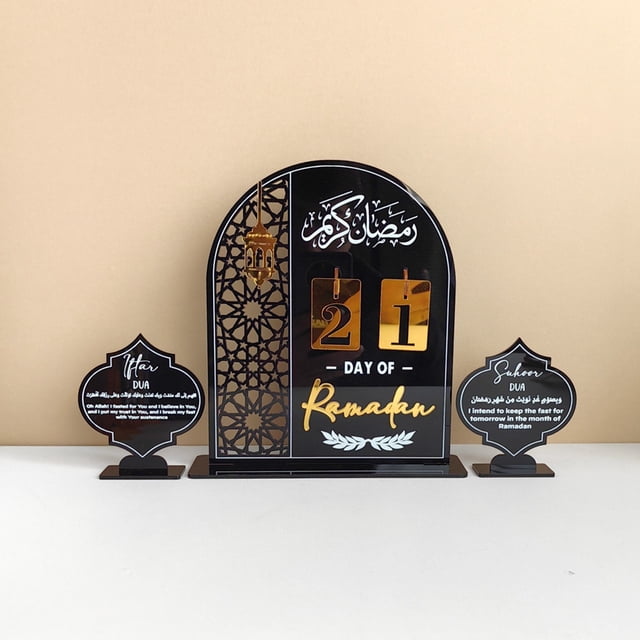 Holiday Countdown Acrylic Table Home Decoration Desktop Cabinet Decoration Holiday Party Decoration Large Snowflake Ornament Ornament Christmas Ornament Christmas Ornament Snowflakes Shatterproof