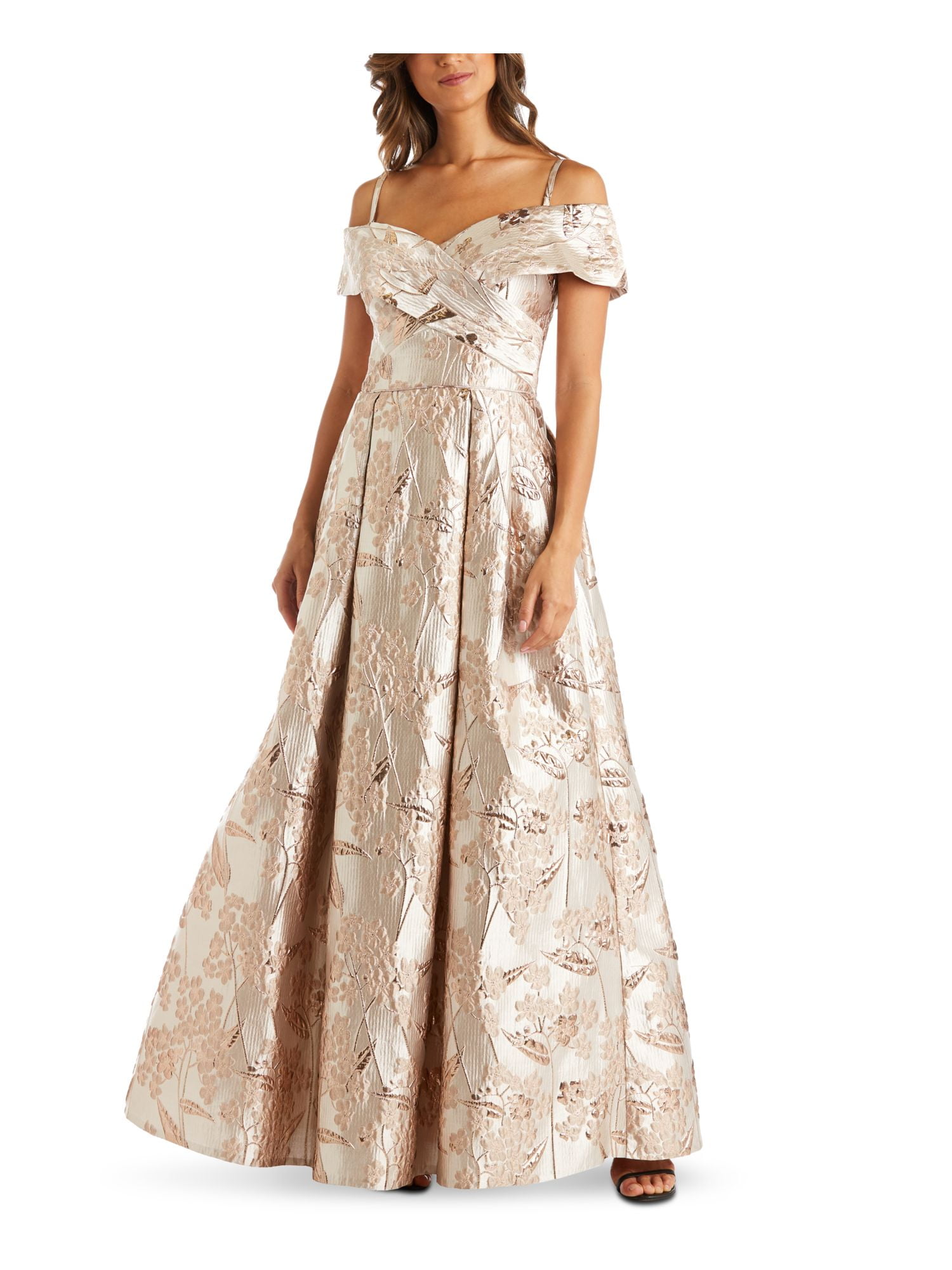 nightway rose gold dress