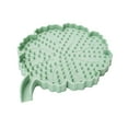 thumbnail image 1 of Jabonera de silicona con escurridor, soporte para jabón, plato portátil de fácil limpieza Verde claro, 1 of 9