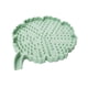 thumbnail image 1 of Jabonera de silicona con recipiente de drenaje, se mantiene seca, fácil de limpiar, jabón de silicona Verde claro, 1 of 9