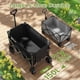 thumbnail image 5 of Carrito plegable Blomoba de 150 L con ruedas más anchas, negro, 5 of 9