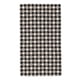 thumbnail image 1 of Fotbe Black Plaid Heart Toalla Premium con Patrón, Toalla de Microfibra de Secado Rápido, Ligera y Altamente Absorbente (27.5x16in), Ideal para Uso Diario, 1 of 6