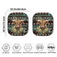 thumbnail image 5 of Binienty Highland Cow Ethnic Windshield Sun Shade for Sedan SUV Van Foldable Easy to Install Auto Vehicle Shield Reflector Blocking Screen Cover Polyester Cloth Universal Fit Women Men, 5 of 7