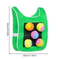 thumbnail image 3 of HKUKY Dodgeball Game Set with Sticky Vest, Outdoor Sport Game, Throwing Balls Set, Toss Game for Camping Yard Outdoor Activity Indoor Lawn, Red Adults, 3 of 7