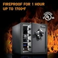 thumbnail image 4 of SentrySafe SFW123DSB Fireproof Safe and Waterproof Safe with Dial Combination 1.23 Cubic Feet Gray, 4 of 4