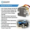 thumbnail image 4 of ECCPP Voltage Regulator Rectifier Fit for 2010-2012 Polaris Ranger 500 2010 Polaris Ranger 800 2011-2013 Polaris Ranger Crew 500 2010 Polaris RZR 4 800 2010 Polaris RZR 800 4012748 Rectifier Regulator, 4 of 5