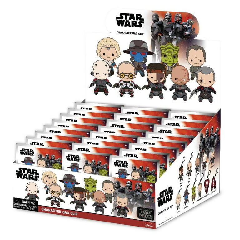 Star Wars Monogram 3D Figural Foam Bag Clip - The Bad Batch Mini