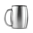 thumbnail image 2 of Virwir Stainless Steel Insulated Coffee Mugs Double Wall Coffee Cups with Spill Resistant Lid & Strong Handle Shatterproof Cups 420ml, 2 of 14