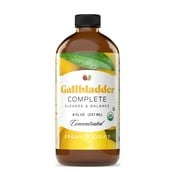 Complete Natural Gallbladder Complete - Organic Liquid Supplement for Gallbladder & Liver Flush, 8oz