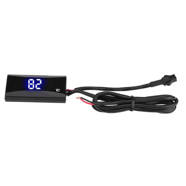 KIMISS Indicador digital de temperatura del agua de la motocicleta Luz azul ANGGREK Otros