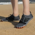 thumbnail image 4 of Zapatos Acuáticos Aqua Shoes Transpirable Descalzo Zapatos Unisex para Aire Libre Río Mar (Gris Oscuro 43) Hugtrwg Para Estrenar, 4 of 7