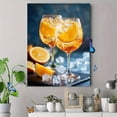 thumbnail image 4 of Aperol Spritz Cocktail Canvas Print Wall Art for Home Bar Kitchen Restaurant Cafe Apartment Decor, 4 of 8