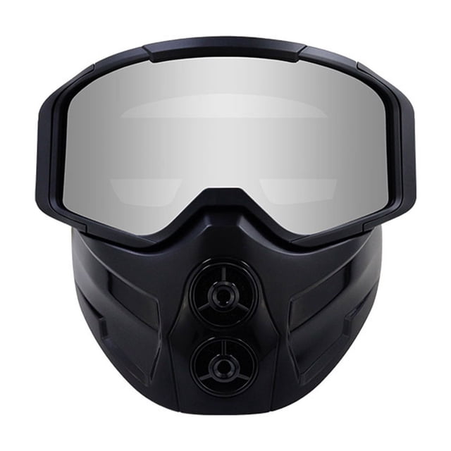 Breathable Face Mask, Full Frame Windshield Motorcycle Desert Windshield Face Mask Windshield