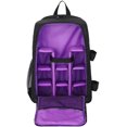 thumbnail image 1 of Purple Camera Backpack Waterproof Camera Bag Large Capacity Camera Case with Laptop Rain Cover for Outdoor Travel Photographer Lover, 1 of 8